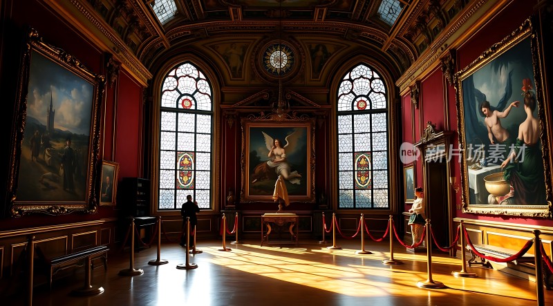 艺术殿堂光影交错之美