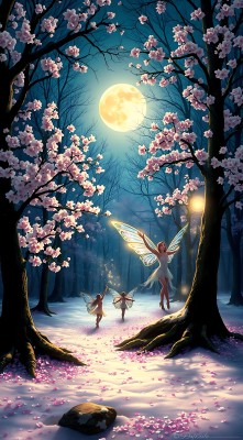 夜幕下的精灵之舞