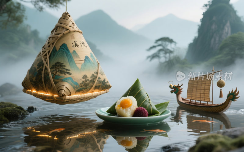 端午节创意插画