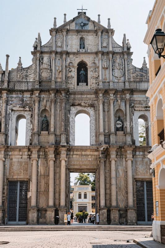 大三巴牌坊历史遗迹