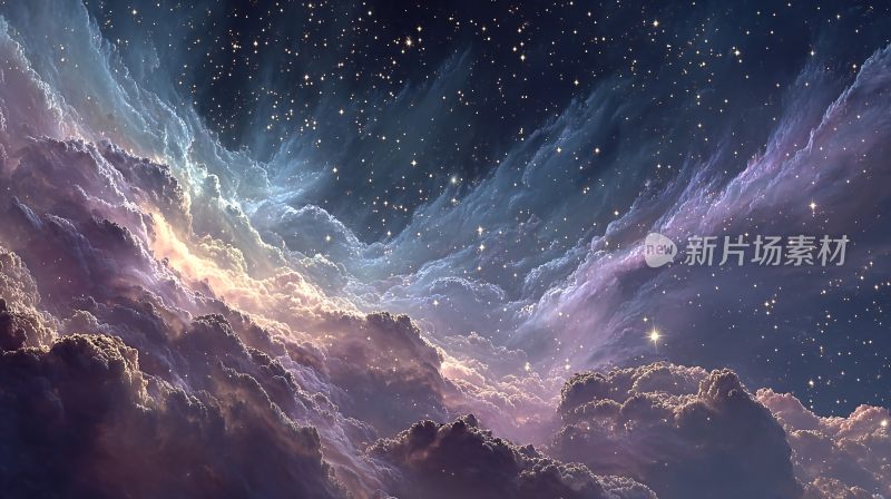 梦幻绚丽的宇宙星空景象