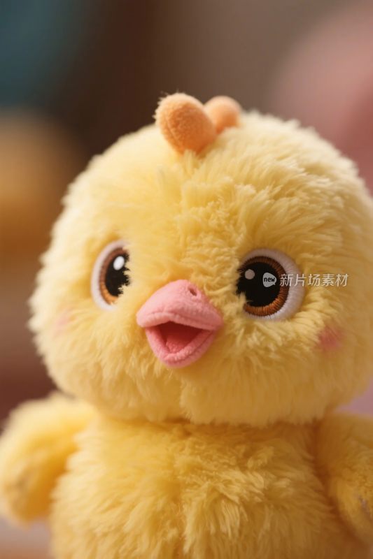 毛绒小黄鸡玩具