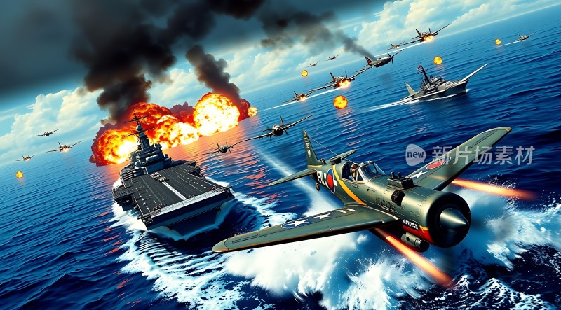 海战风云航母与战机激战正酣