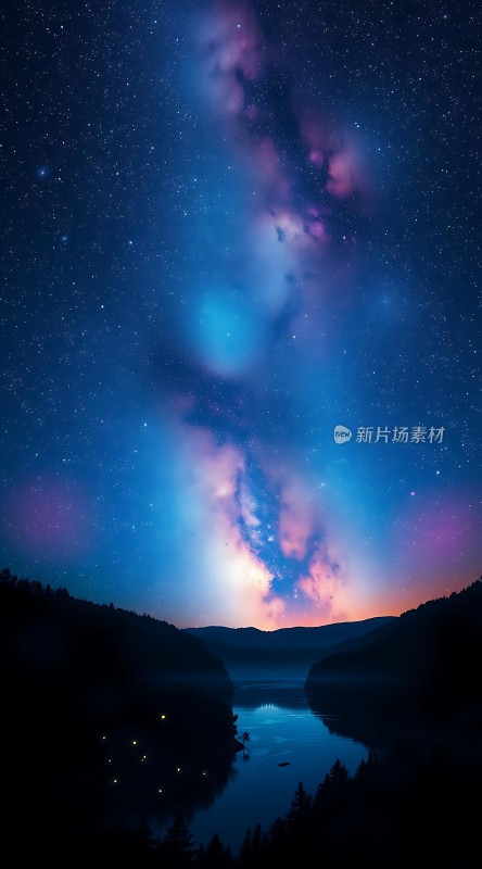 星河浩瀚夜空璀璨