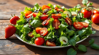 新鲜蔬菜水果沙拉 新鲜蔬菜水果沙拉