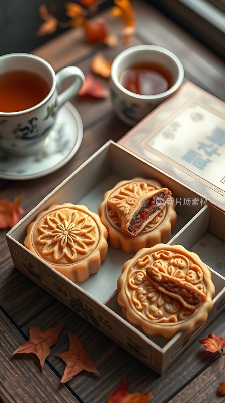 秋韵茶香月饼飘香