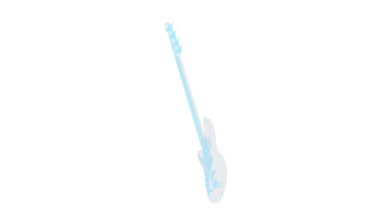 芬达贝斯 电子吉他摇滚歌手音乐节音乐舞台