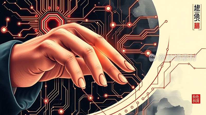 科技之手掌控未来世界