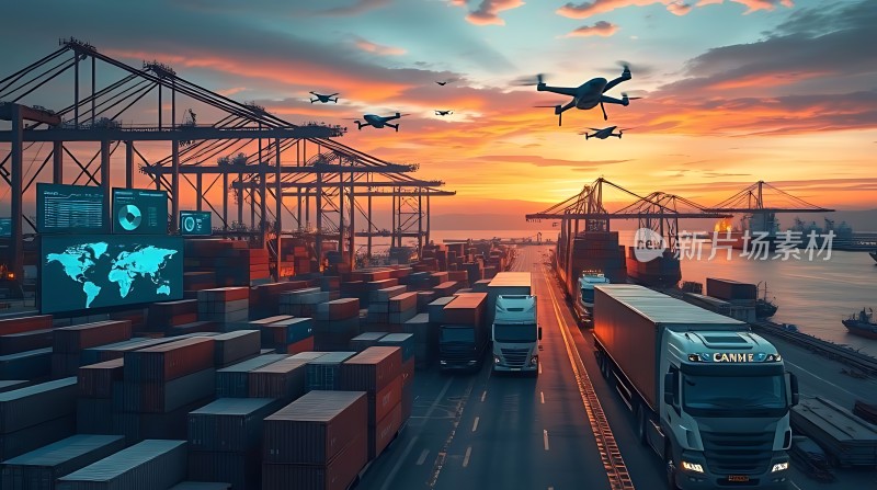 智能物流未来港口运输新篇章