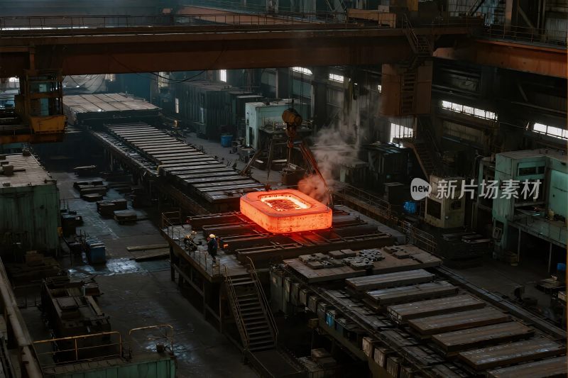 工业炼钢工厂场景