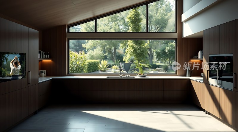 阳光厨房绿意盎然