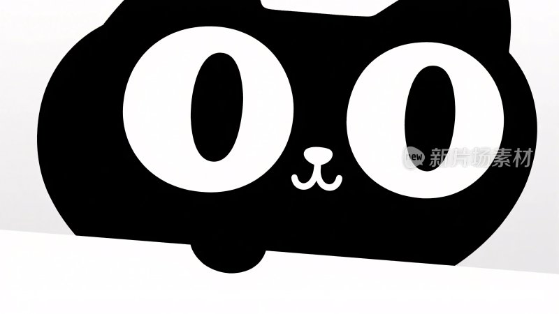 卡通猫咪头像插画