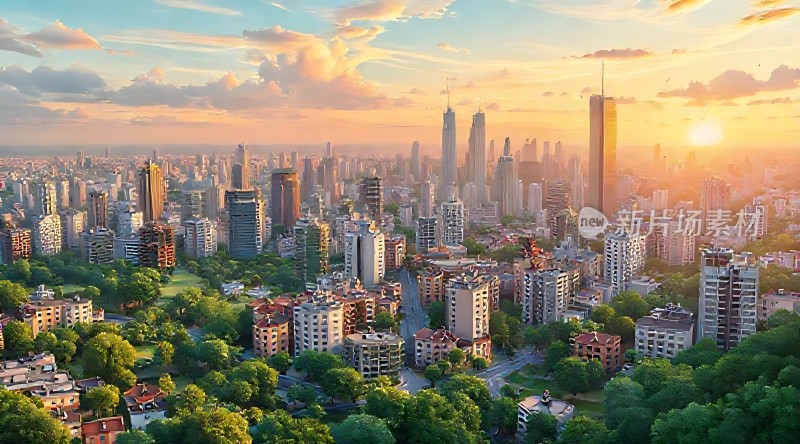 城市绿肺高楼林立下的自然之韵