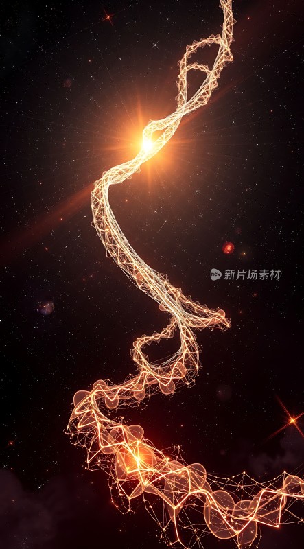 光之螺旋宇宙中的神秘能量流