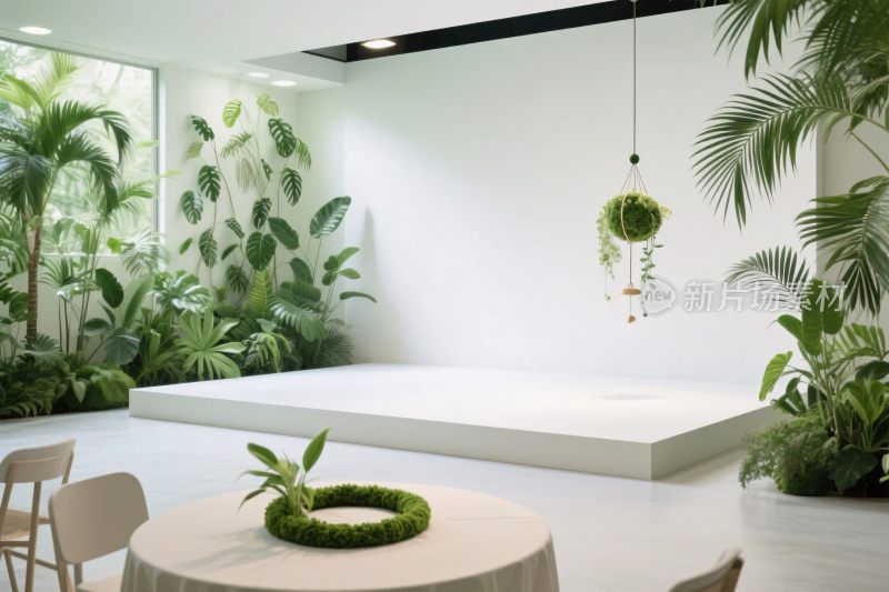 现代简约绿植空间