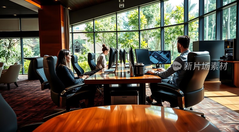 商务会议高效办公环境