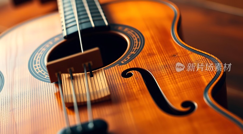古典吉他细节特写