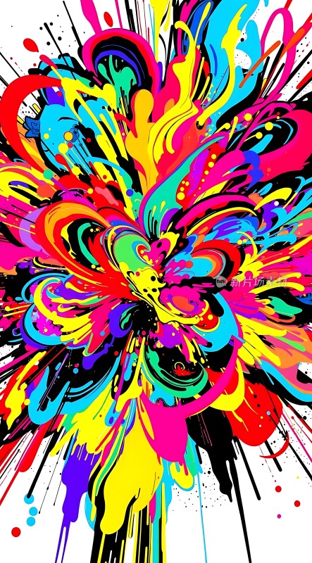 五彩斑斓的艺术绽放