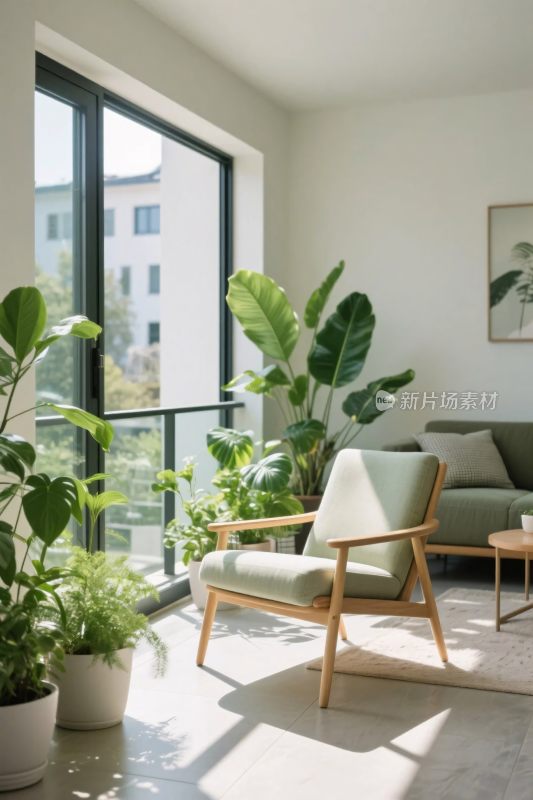 简约室内绿植空间