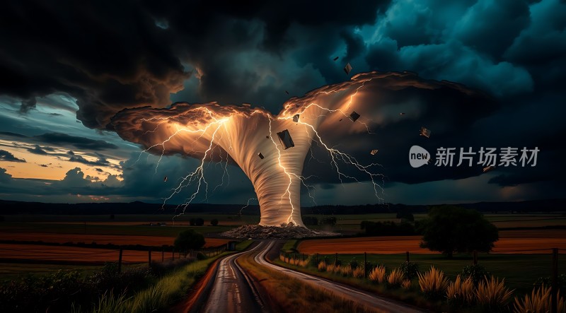 龙卷风肆虐闪电交加末日降临！
