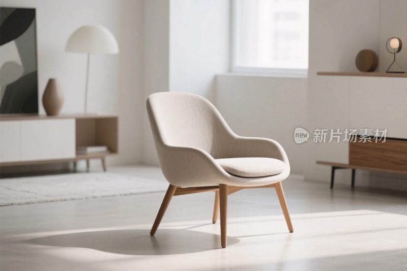 现代简约室内座椅场景