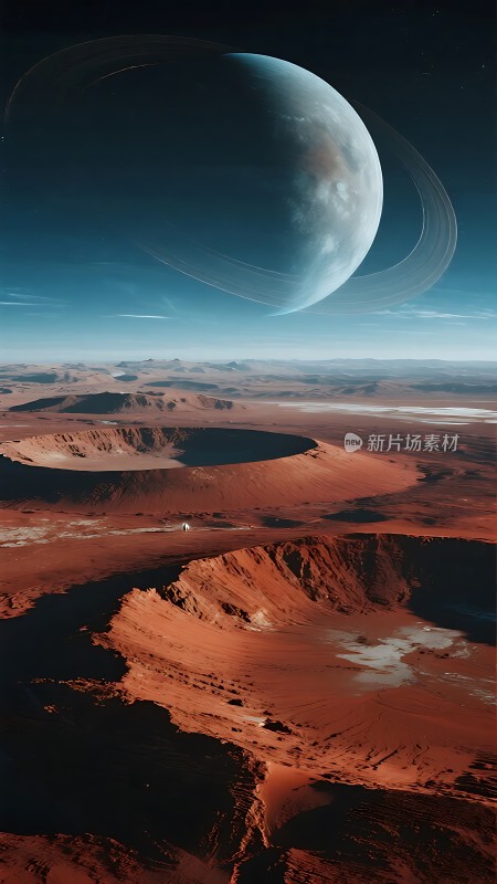 火星地貌与神秘星球