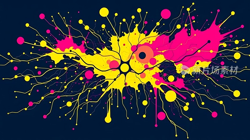 五彩斑斓的神经元网络