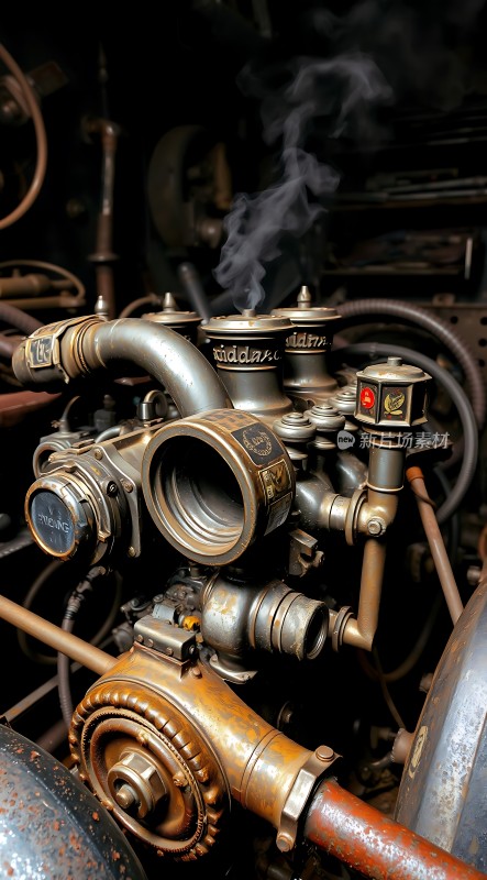蒸汽机时代复古机械之美