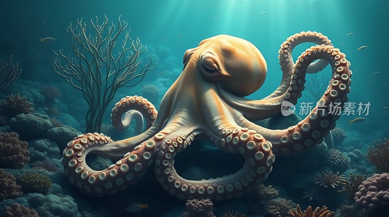 深海巨怪章鱼王