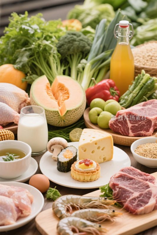 美食食材展示图