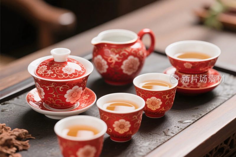 中式茶具茶艺展示