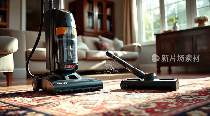 新片场素材 时尚吸尘器清洁地毯