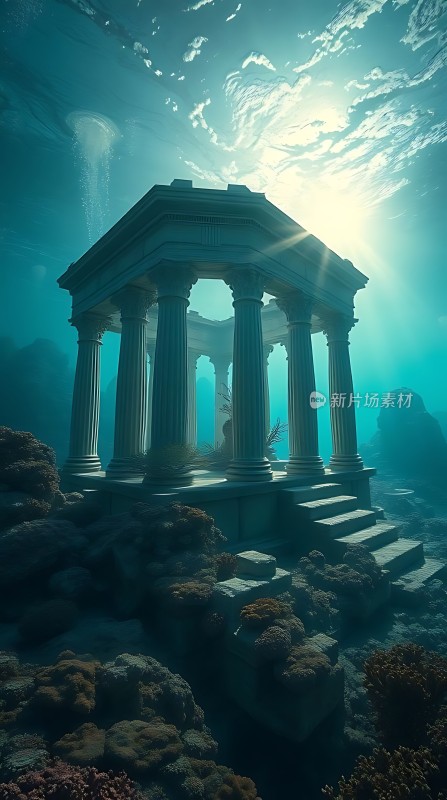 水下古建筑遗迹