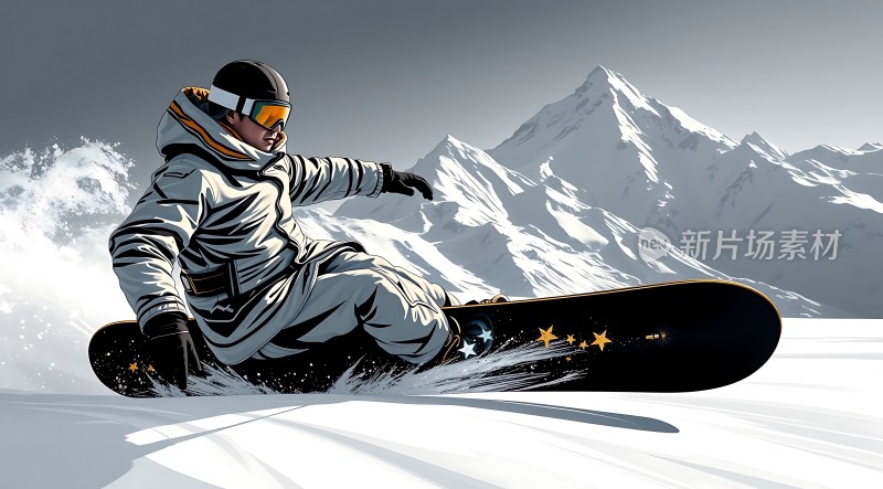 雪地滑板挑战者