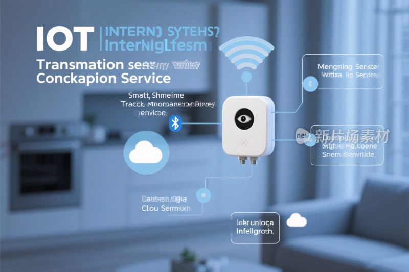 物联网智能家居服务图示