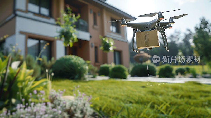 无人机配送包裹科技改变生活