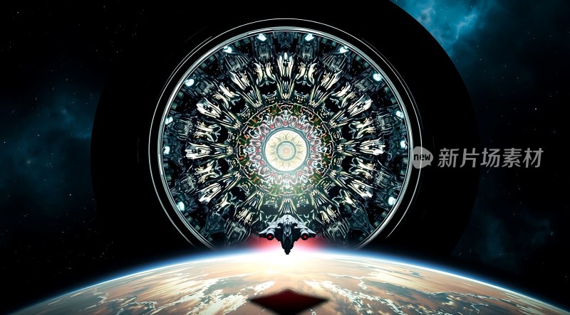 外星飞船降临地球