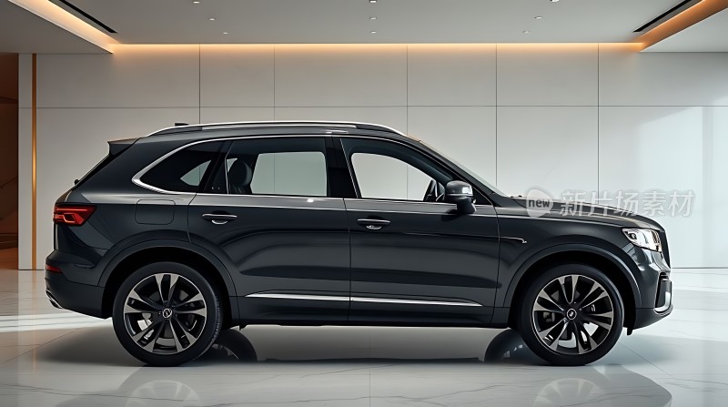 黑色豪华SUV现代感十足彰显高端品质