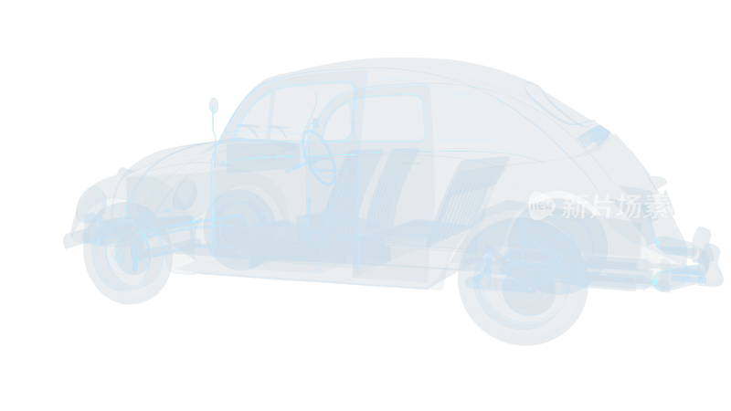 大众甲壳虫老爷车汽车VW Beetle