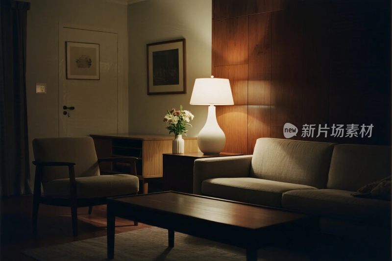 室内客厅布置场景图