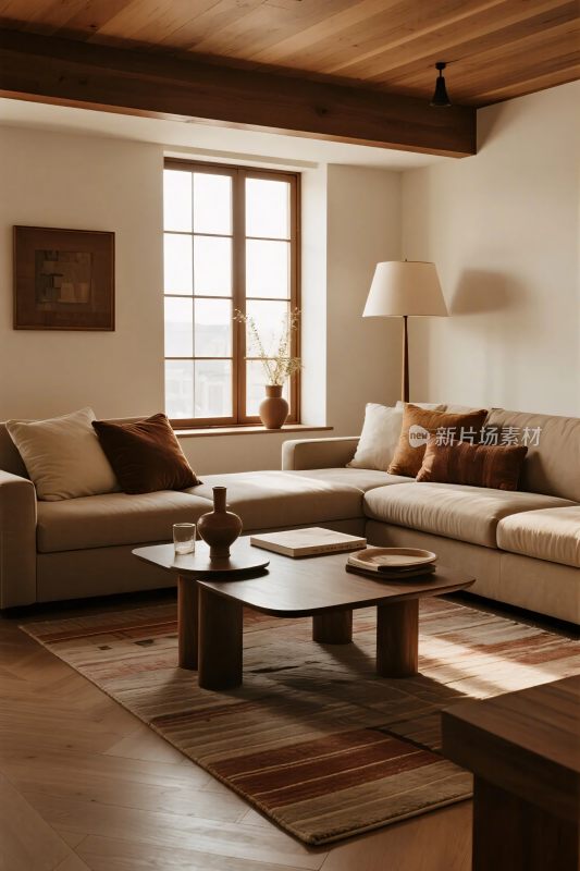 温馨舒适的室内客厅场景