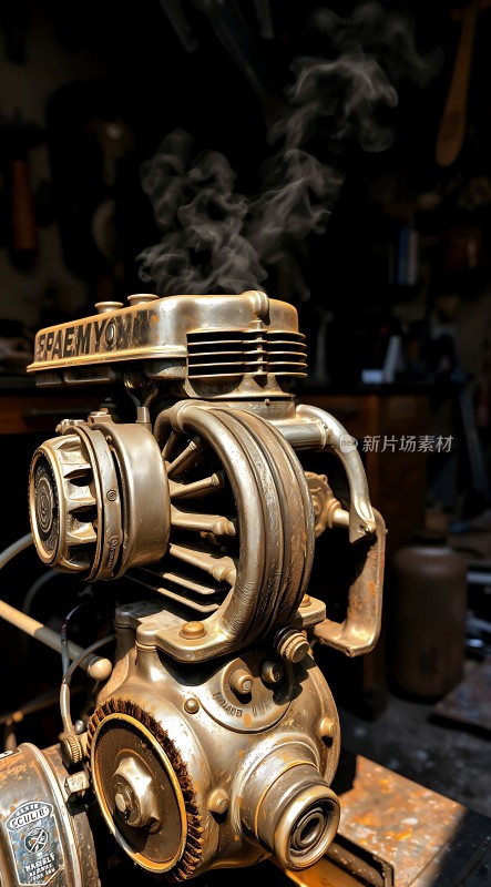 蒸汽机时代复古机械之美