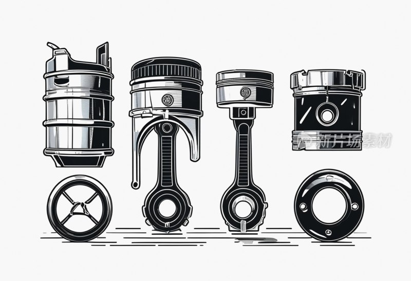 汽车零件图标集