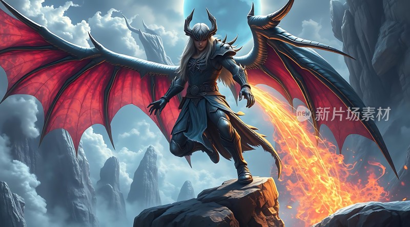 龙骑士降临火岩山巅