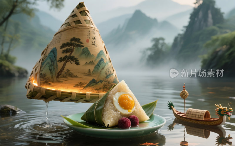 端午节创意插画