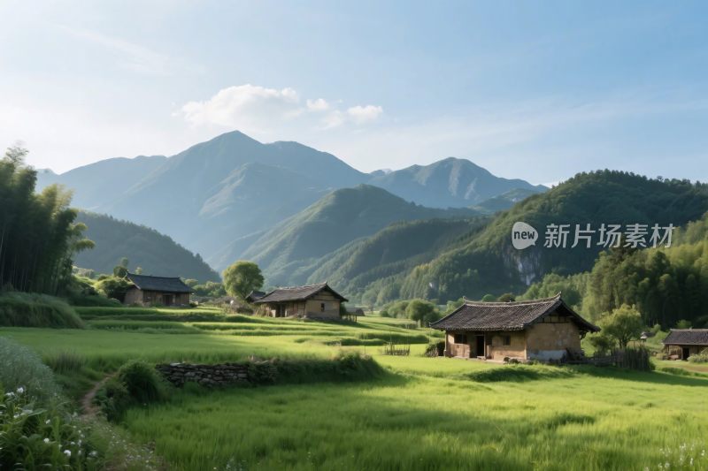 乡村田园山水风光