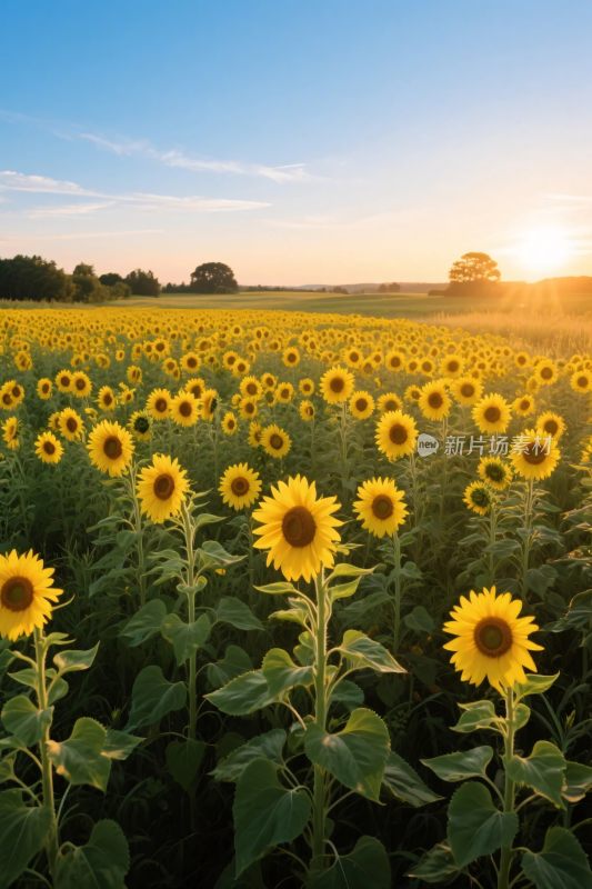 向日葵花田风景