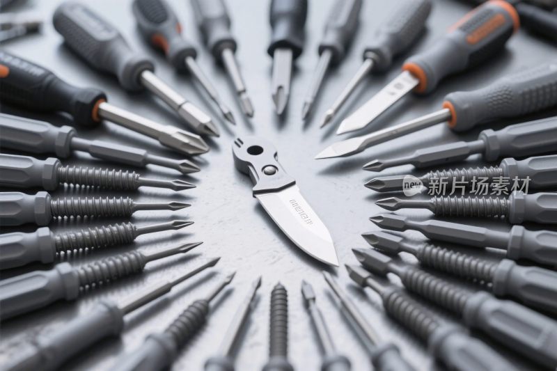 工具螺丝刀组合展示