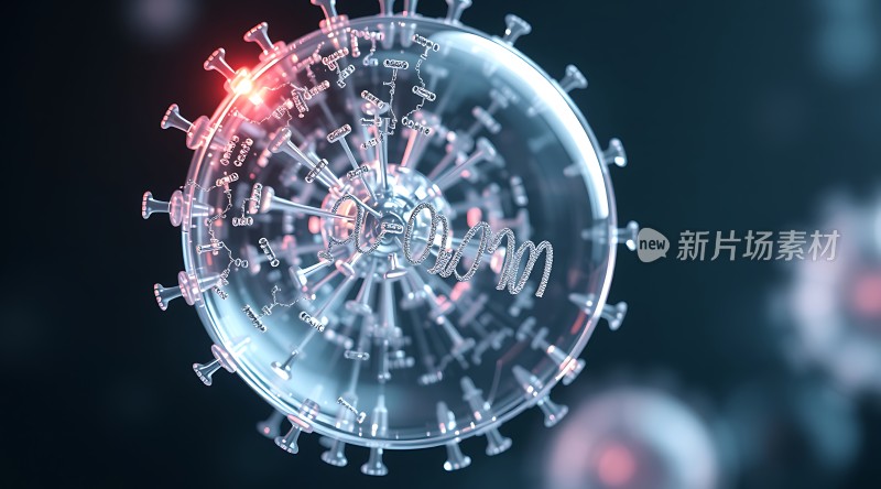 新片场素材病毒微观世界探秘