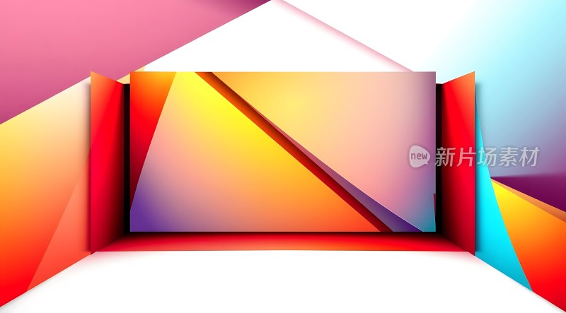 多彩几何艺术展示